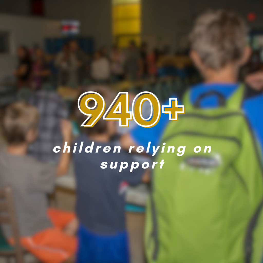 940+ children relying on support at The Inn