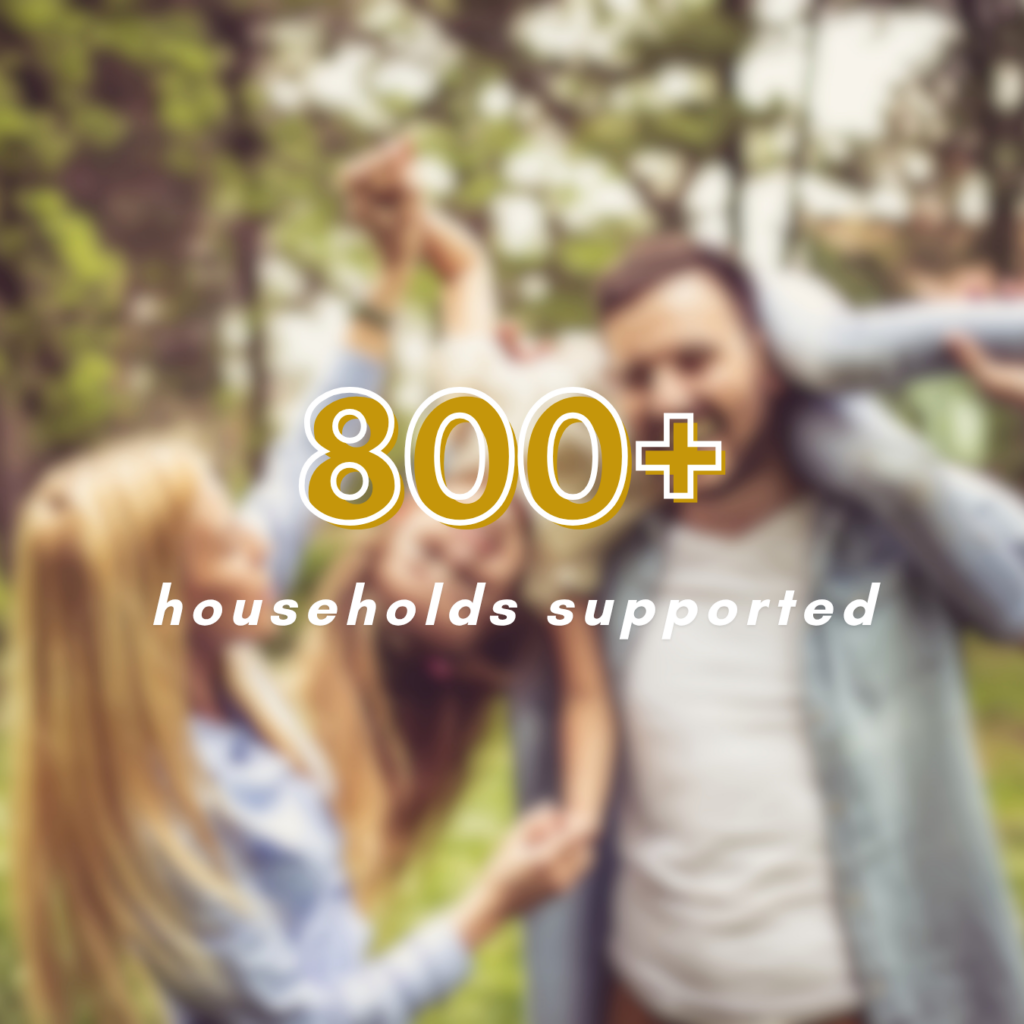 800+ households supported at The Inn